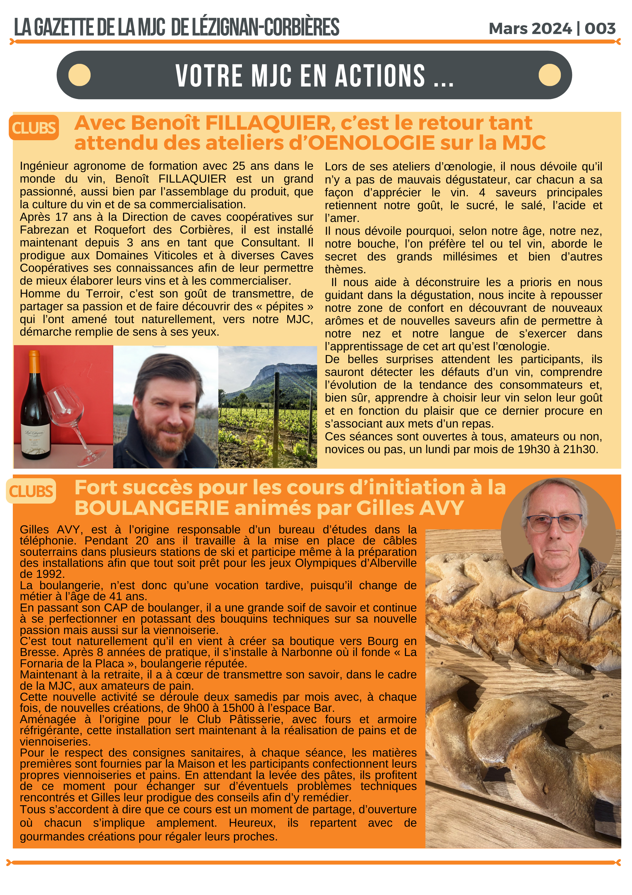 LA GAZETTE | Mars 2024 LA GAZETTE | Mars 2024