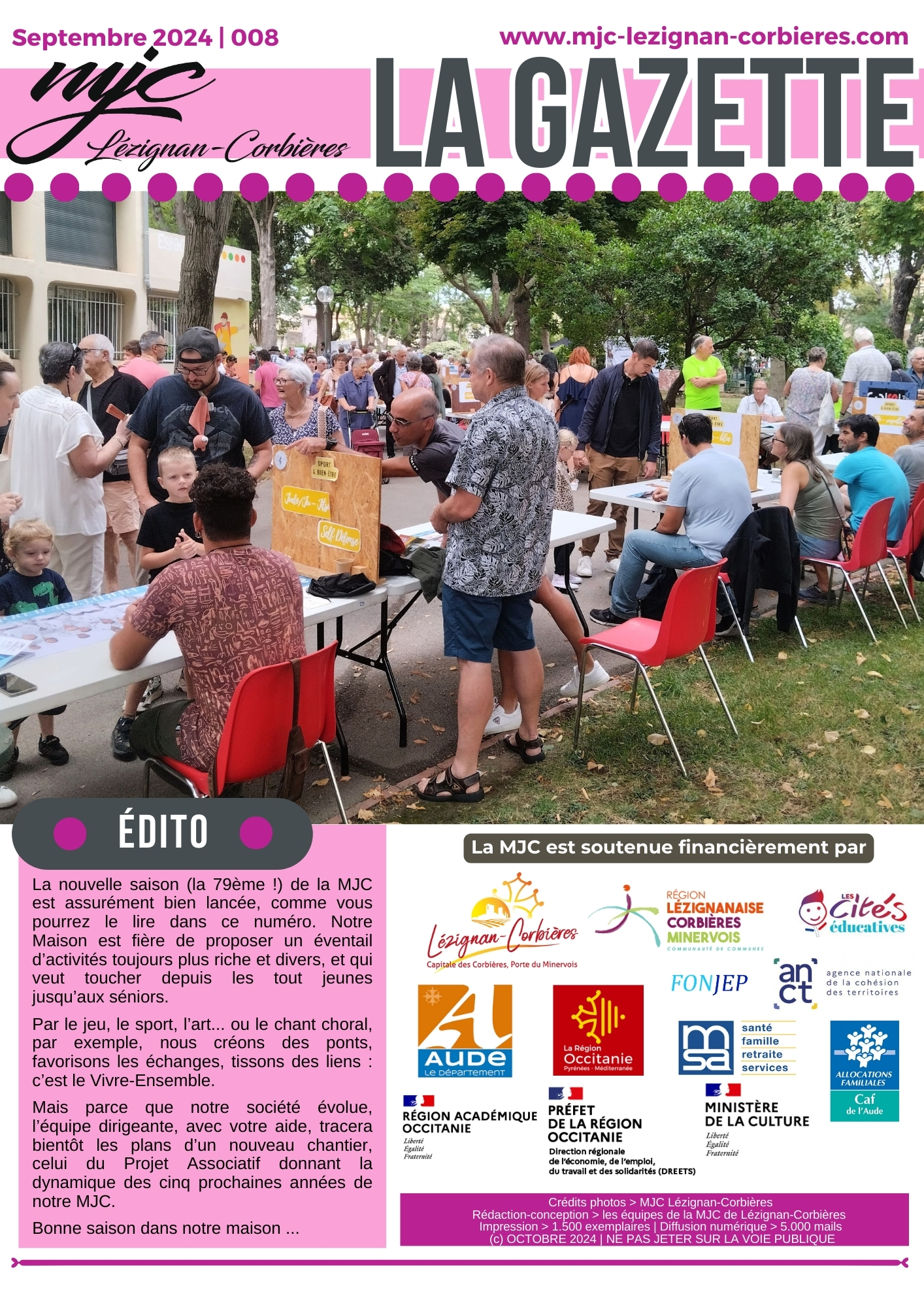 LA GAZETTE | Septembre 2024 LA GAZETTE | Septembre 2024