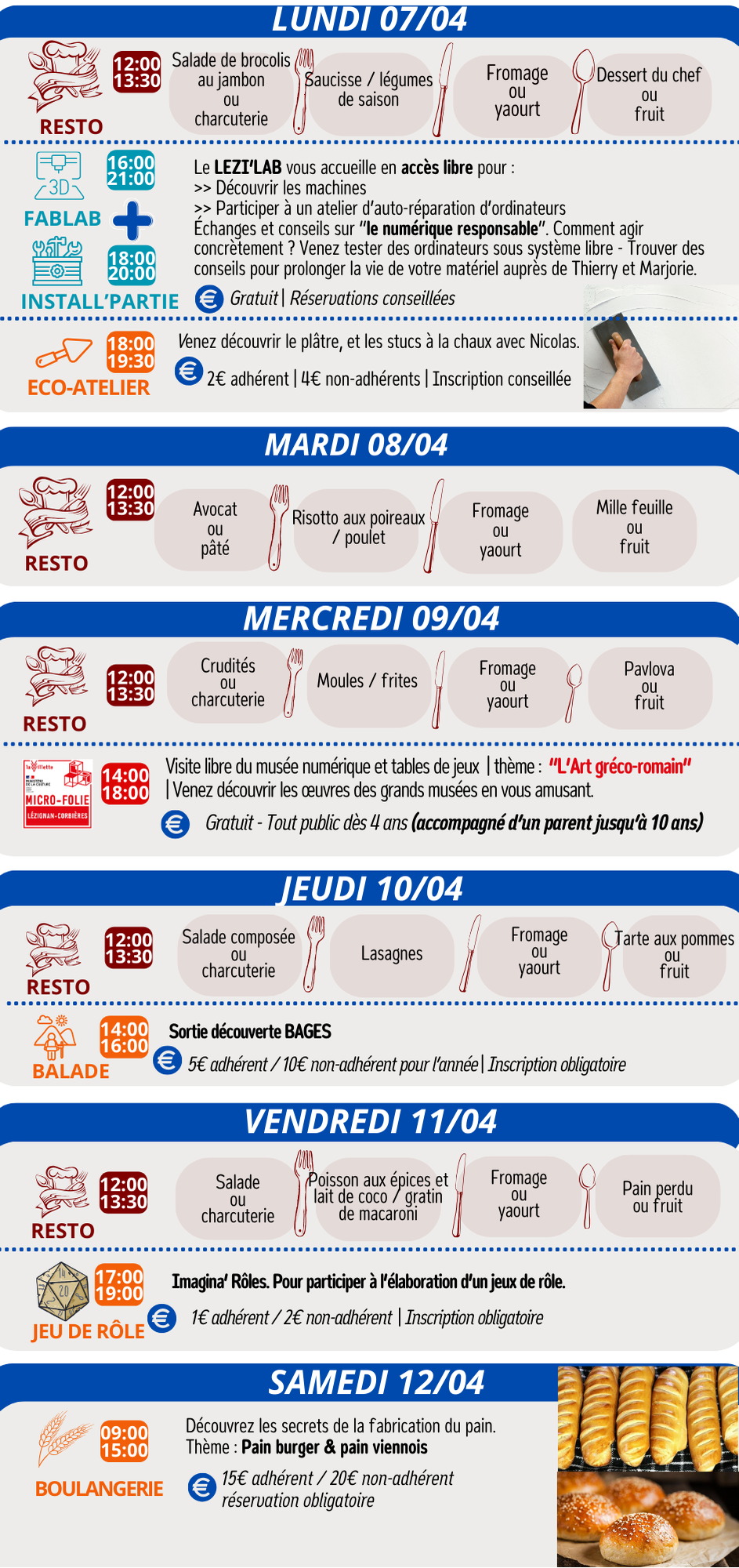 LES RENDEZ-VOUS DE LA MJC | AVRIL 2025