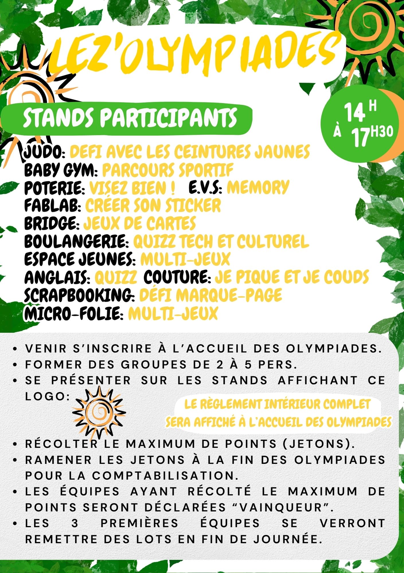LEZ'ARTS & SPORTS en FETE 2025