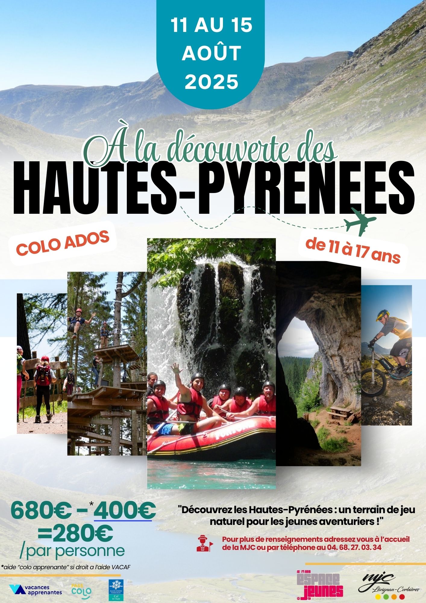 Séjour colo Multi activités Pyrénées