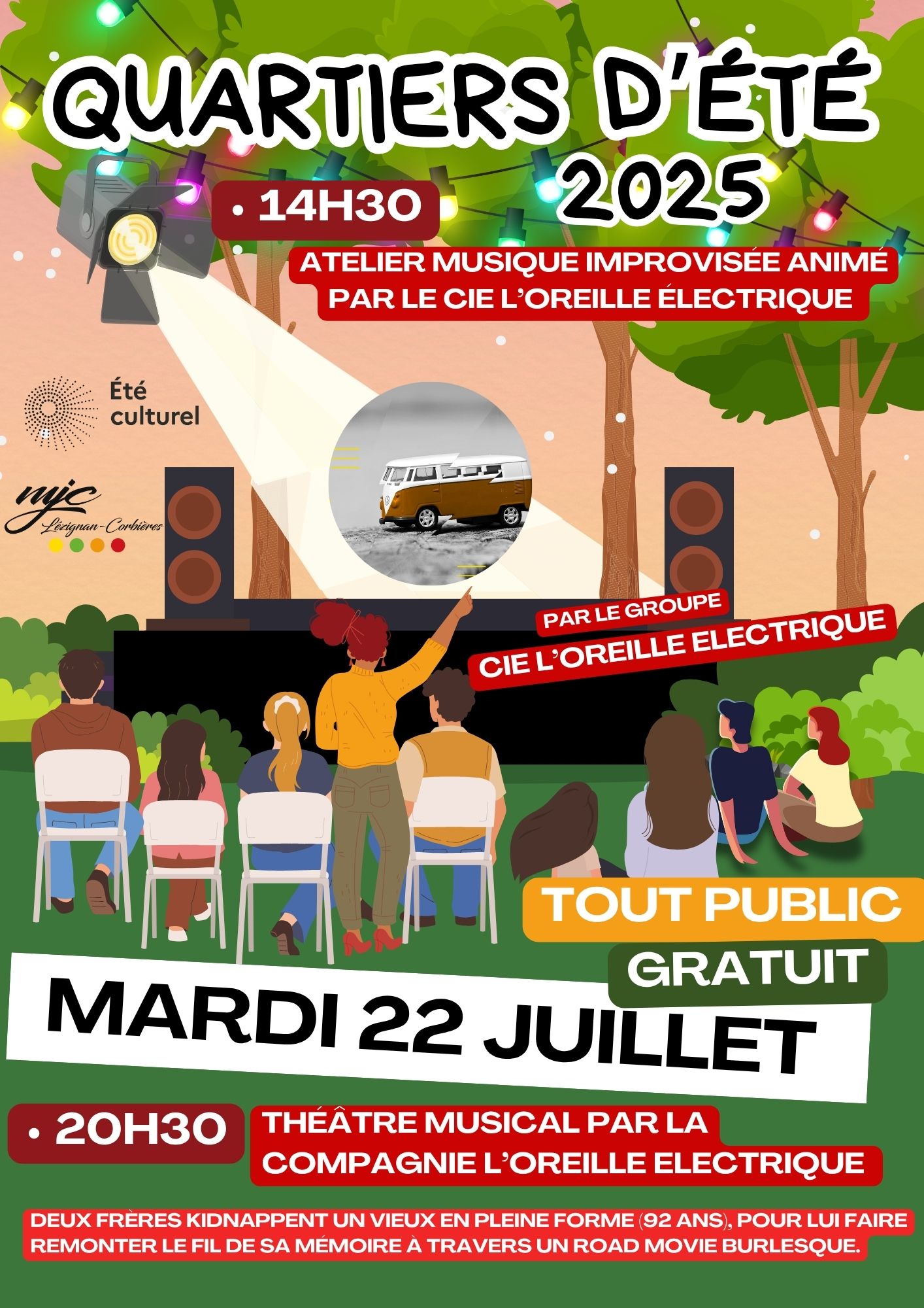 SOIREES QUARTIERS D'ETE MJC 21 ET 22 JUILLET