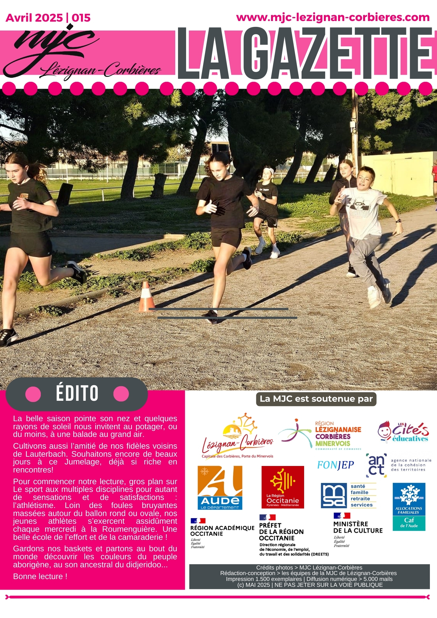 LA GAZETTE | Avril 2025