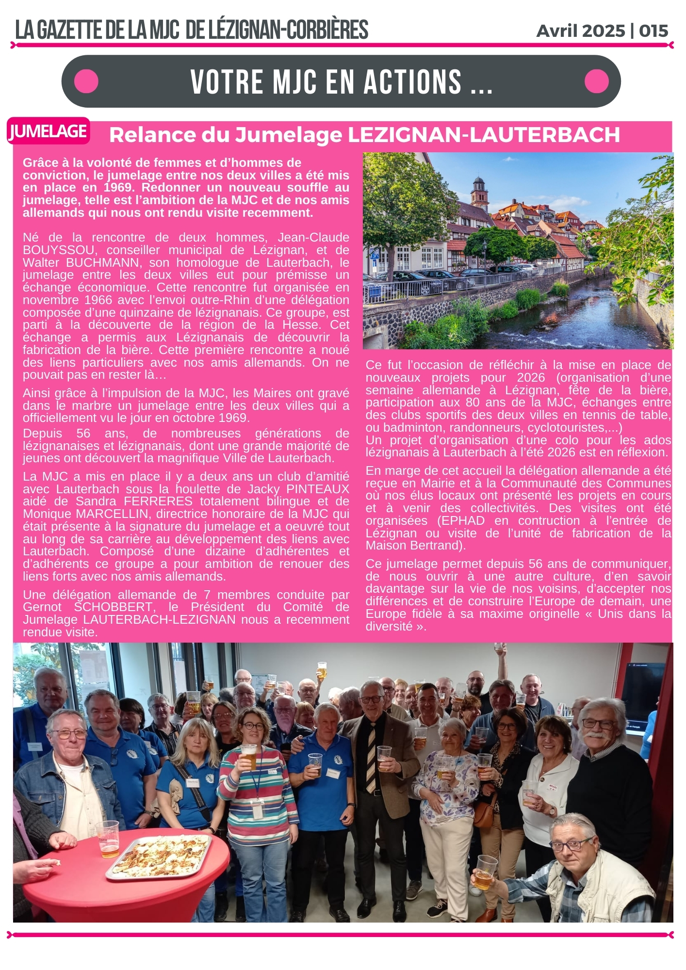 LA GAZETTE | Avril 2025