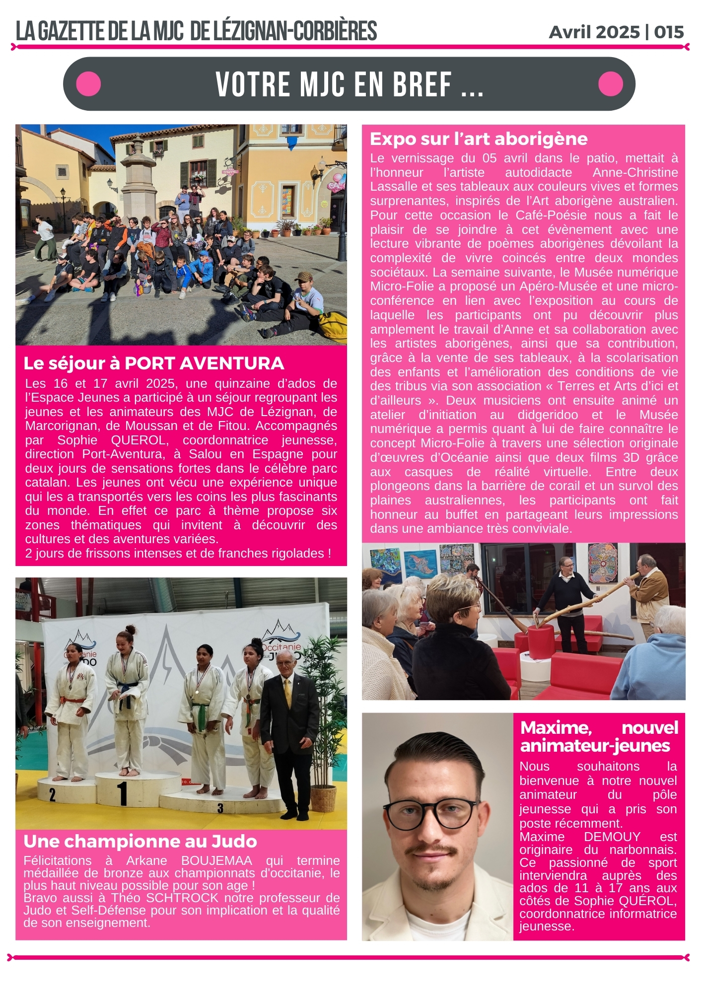 LA GAZETTE | Avril 2025