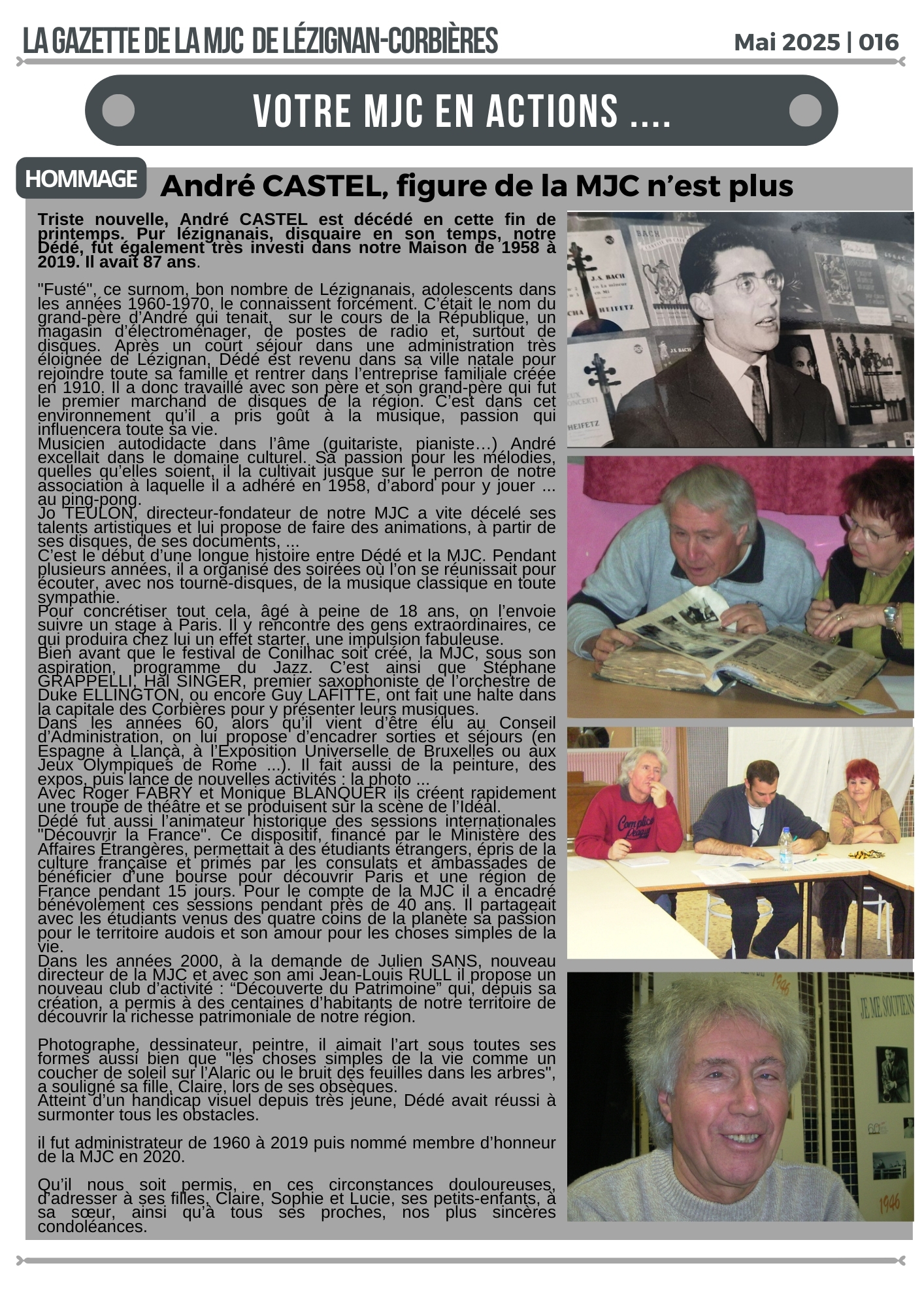 LA GAZETTE | Mai 2025
