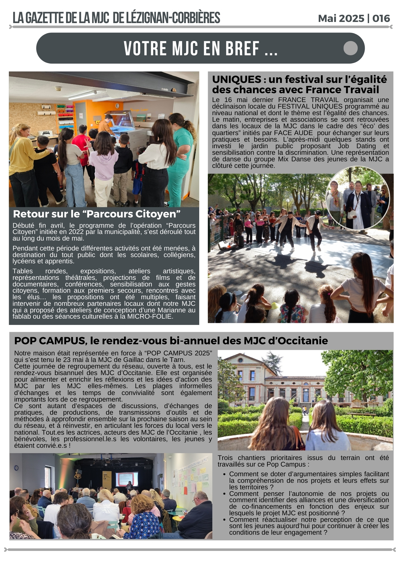 LA GAZETTE | Mai 2025
