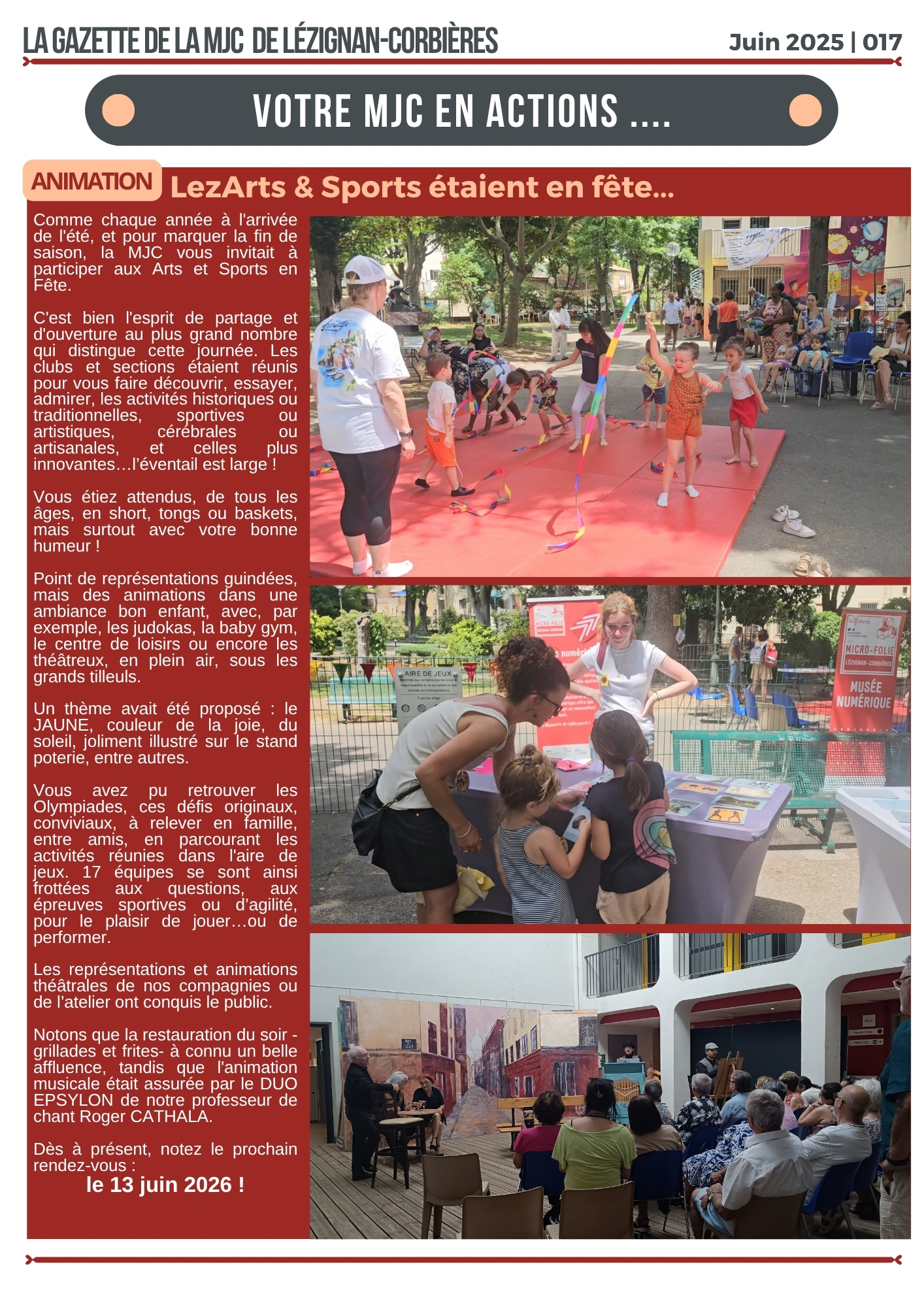 LA GAZETTE | Juin 2025