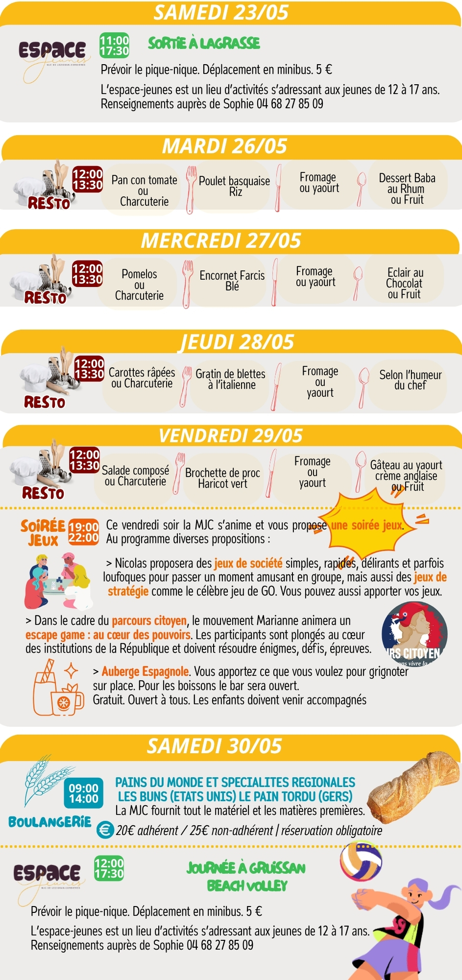 LES RENDEZ-VOUS DE LA MJC | Mai 2026