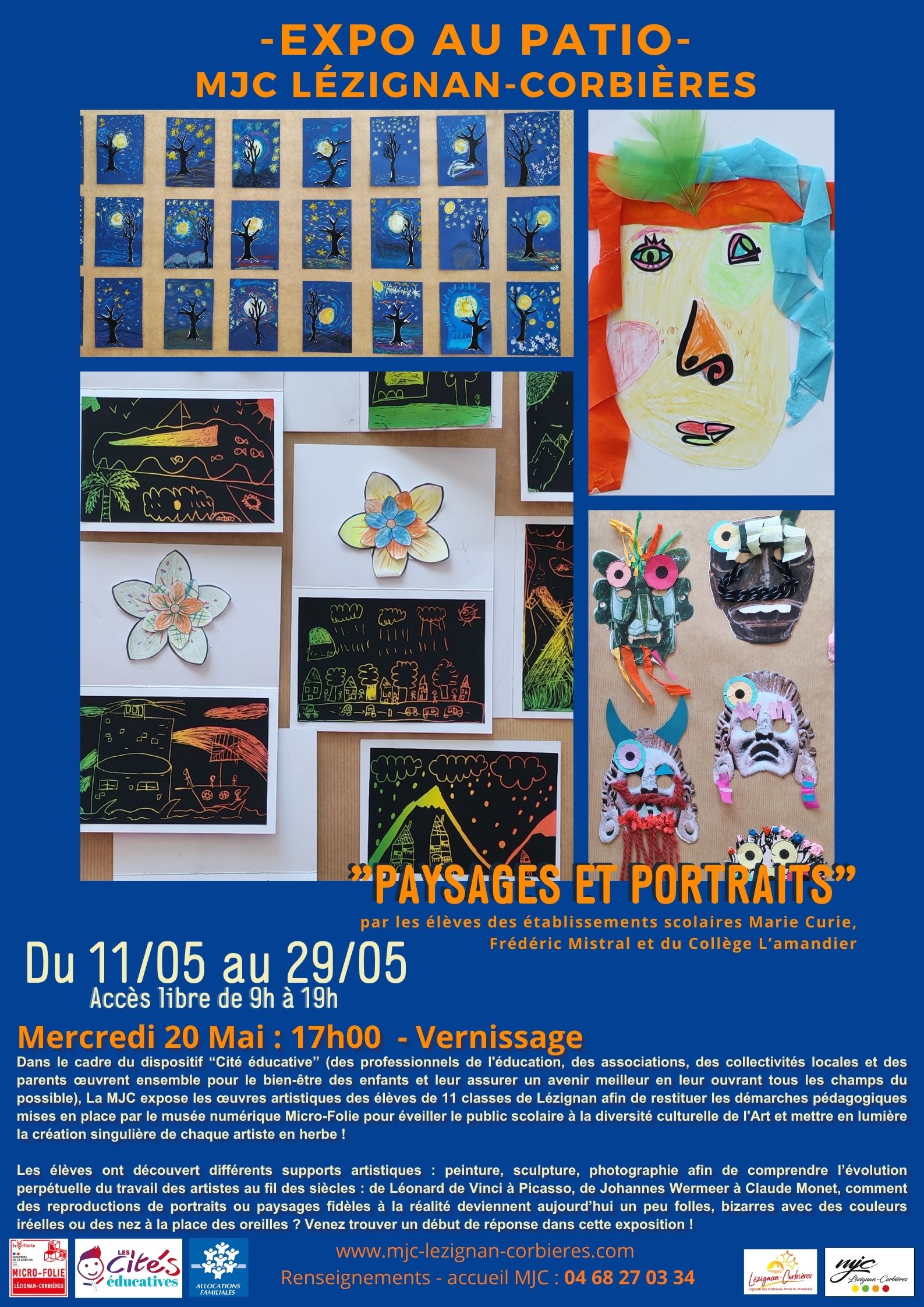 Exposition "Paysages et portraits"