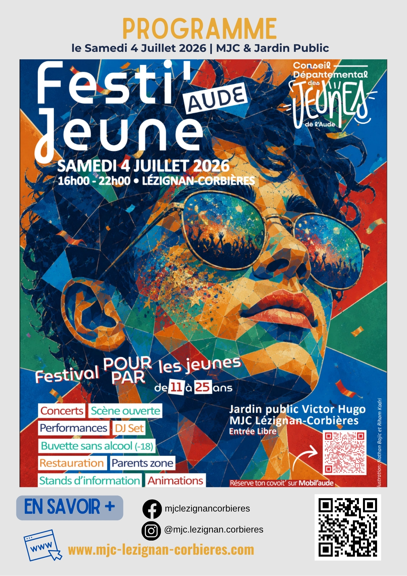 GRANDE FÊTE DES 80 ANS DE LA MJC | Vendredi 3 Juillet 2026