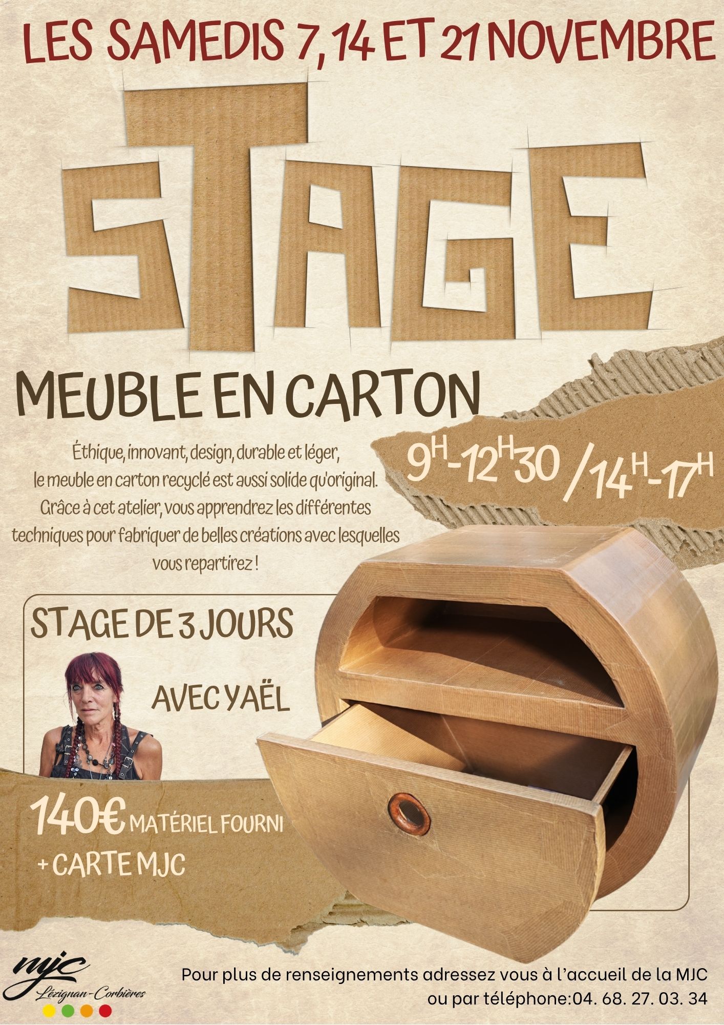 Stage meuble en carton