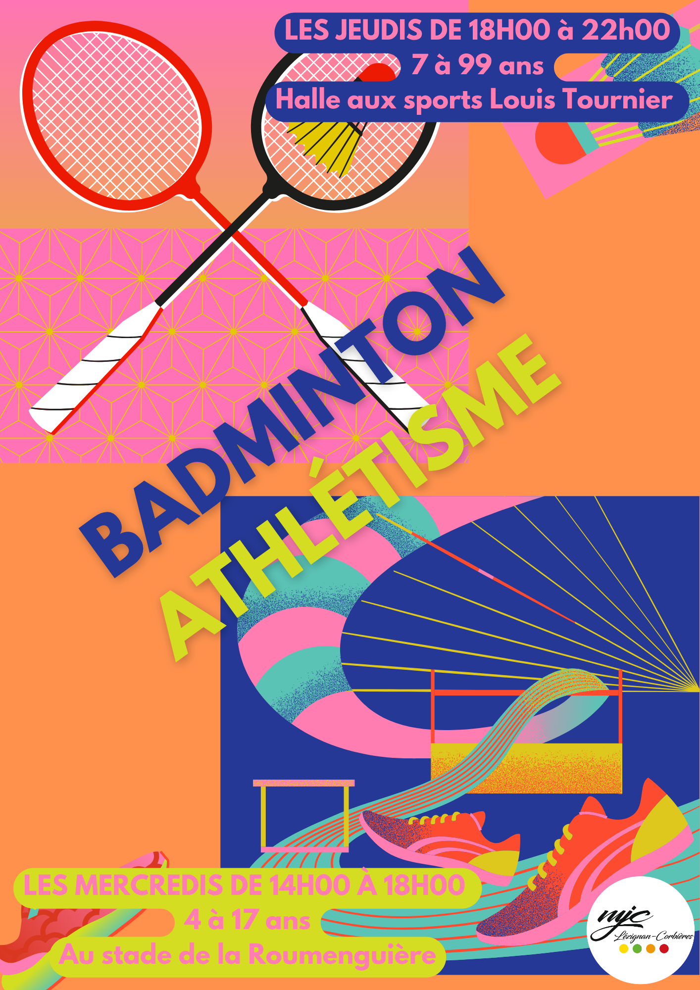 Reprise des sections athlétisme et badminton