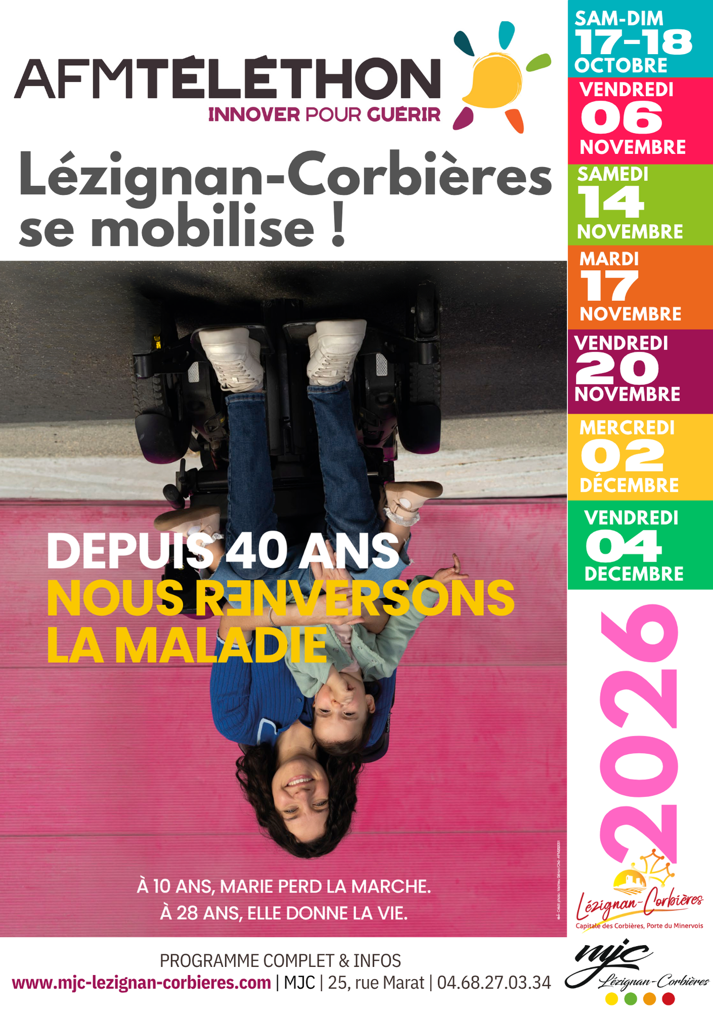 TÉLÉTHON 2026 | LE PROGRAMME COMPLET