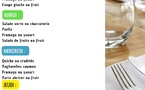 Menu de la semaine