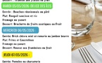 Menu de la semaine