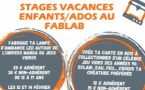 STAGES FABLAB - VACANCES DE FÉVRIER