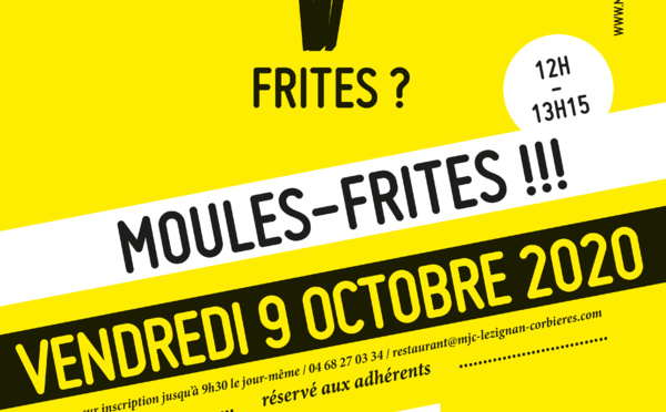 Le vendredi, c'est moules-frites au REST'O !