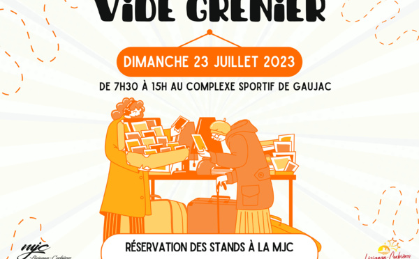 VIDE-GRENIER de la MJC 2023