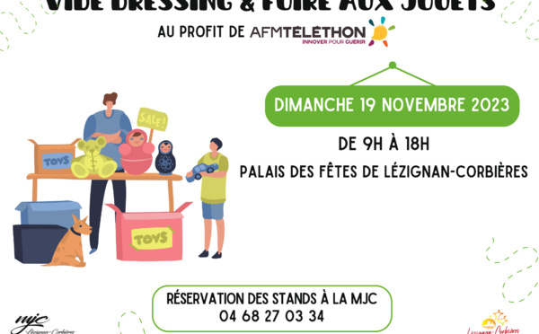 FOIRE AUX JOUETS ET VIDE DRESSING