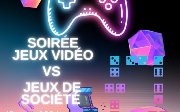 Soirée jeux vidéo / jeux de société