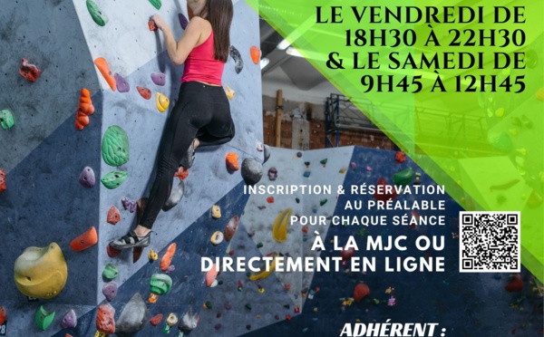 Nouveau à la MJC ! La section escalade ouvre enfin ses portes !