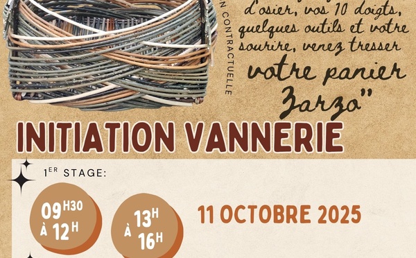 Stage Vannerie "PANIER ZARZO"