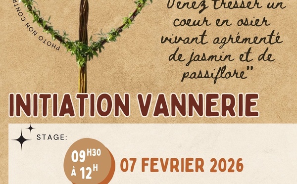 Stage de Vannerie COEUR À PLANTER