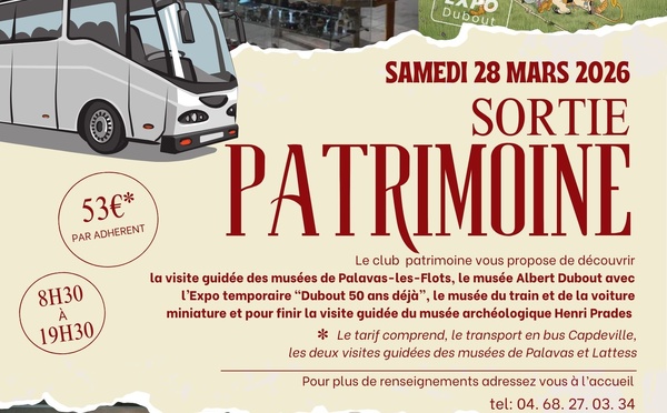 Sortie Patrimoine PALAVAS LES FLOTS / LATTES