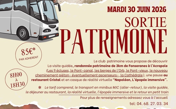 SORTIE PATRIMOINE BÉZIERS