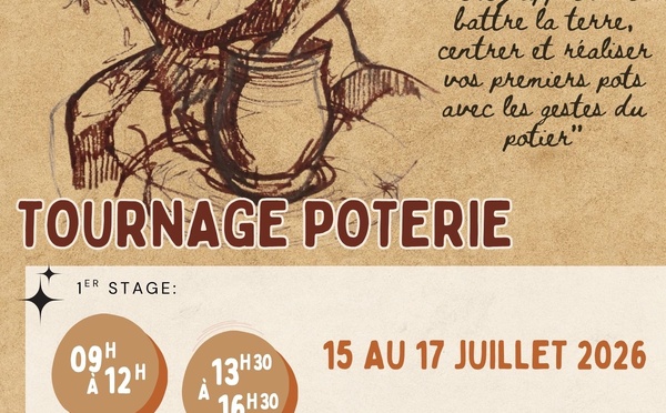 STAGE TOURNAGE POTERIE