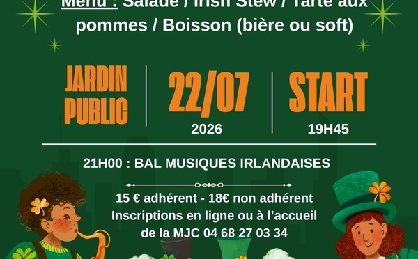 Quartiers d'été / Soirée Irlandaise
