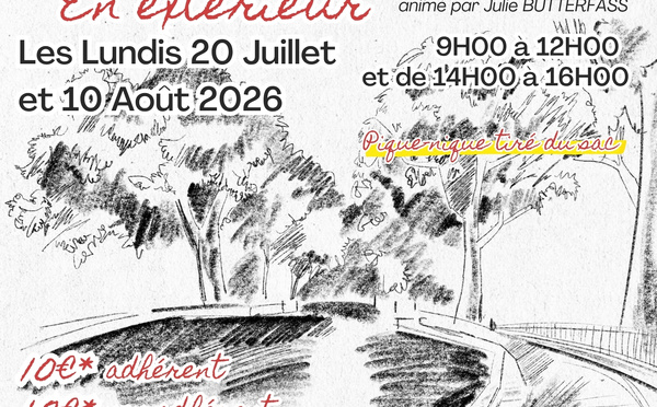 STAGE DESSIN PEINTURE EN EXTERIEUR