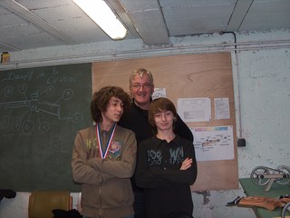 Jonas et Valentin avec Philippe le remplaçant de Jean pierre Jonas et Valentin avec Philippe le remplaçant de Jean pierre