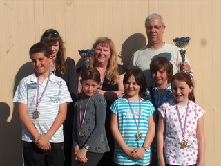 UNE EQUIPE, 7 médailles (2 Or, 3 argent, 2 bronze) et deux coupes (par équipe poussin et benjamin) pour le championnat départemental de l'aude UNE EQUIPE, 7 médailles (2 Or, 3 argent, 2 bronze) et deux coupes (par équipe poussin et benjamin) pour le championnat départemental de l'aude