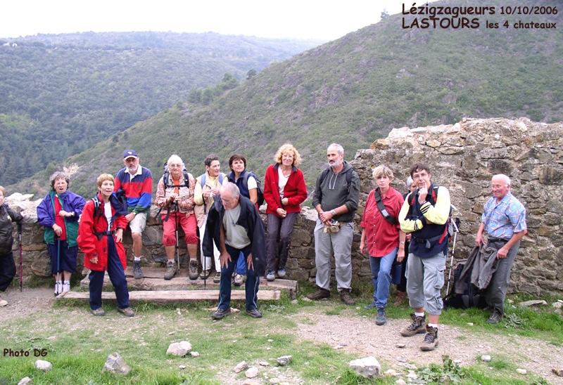 Rando du 10/10/2006 LASTOURS LES 4 CHATEAUX Rando du 10/10/2006 LASTOURS LES 4 CHATEAUX