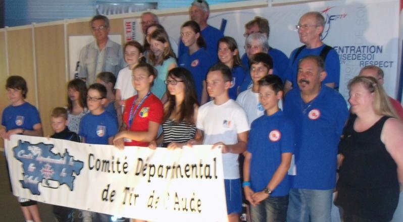 Championnat de France des écoles de tir à Tarbes (65) les tireurs et les responsables de l'aude une belle équipe ! Championnat de France des écoles de tir à Tarbes (65) les tireurs et les responsables de l'aude une belle équipe !